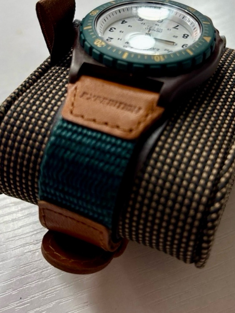 Timex Expedition Watch in Teal & Brown - Picture 3 of 5